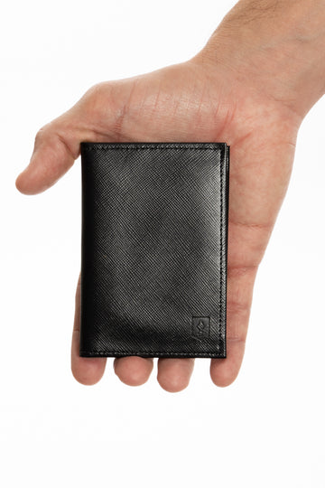 Carteira De Couro Masculina Slim