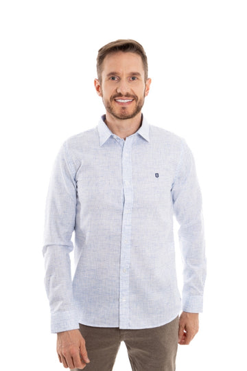 Camisa ML Xadrez Branca