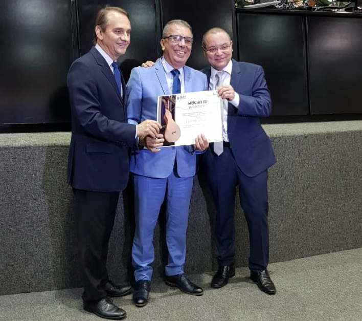 Diretor geral da Casa Prado recebe Moção de Aplausos pela ALMT