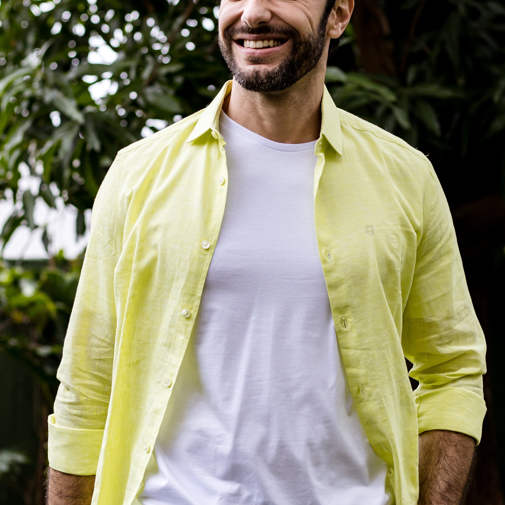 Camisa ML Linho Pienza