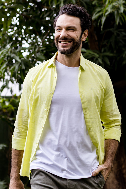 Camisa ML Linho Pienza