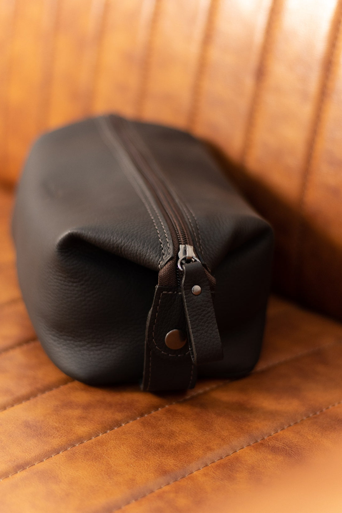 Necessaire Couro Bufallo 70 anos