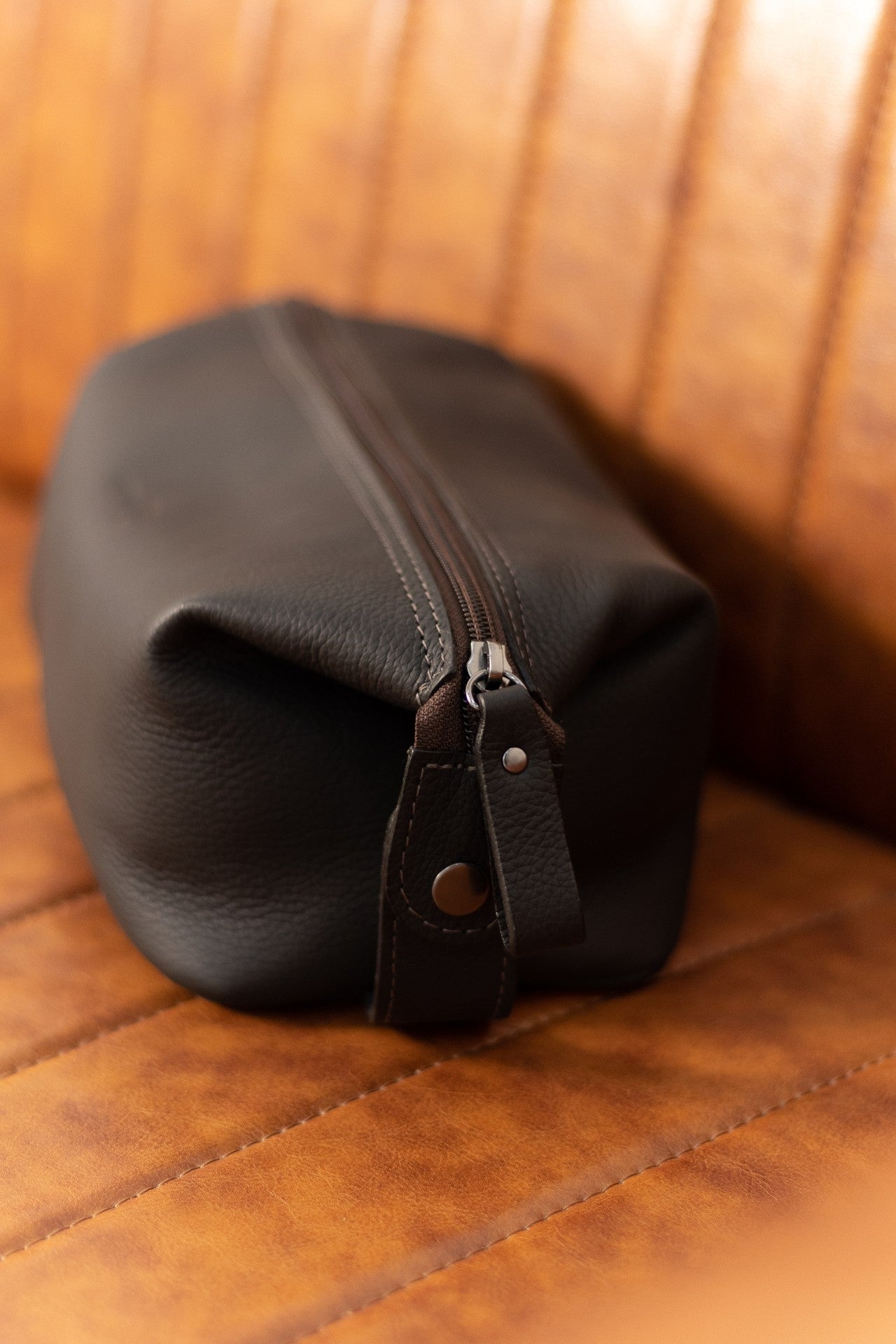 Necessaire Couro Bufallo 70 anos