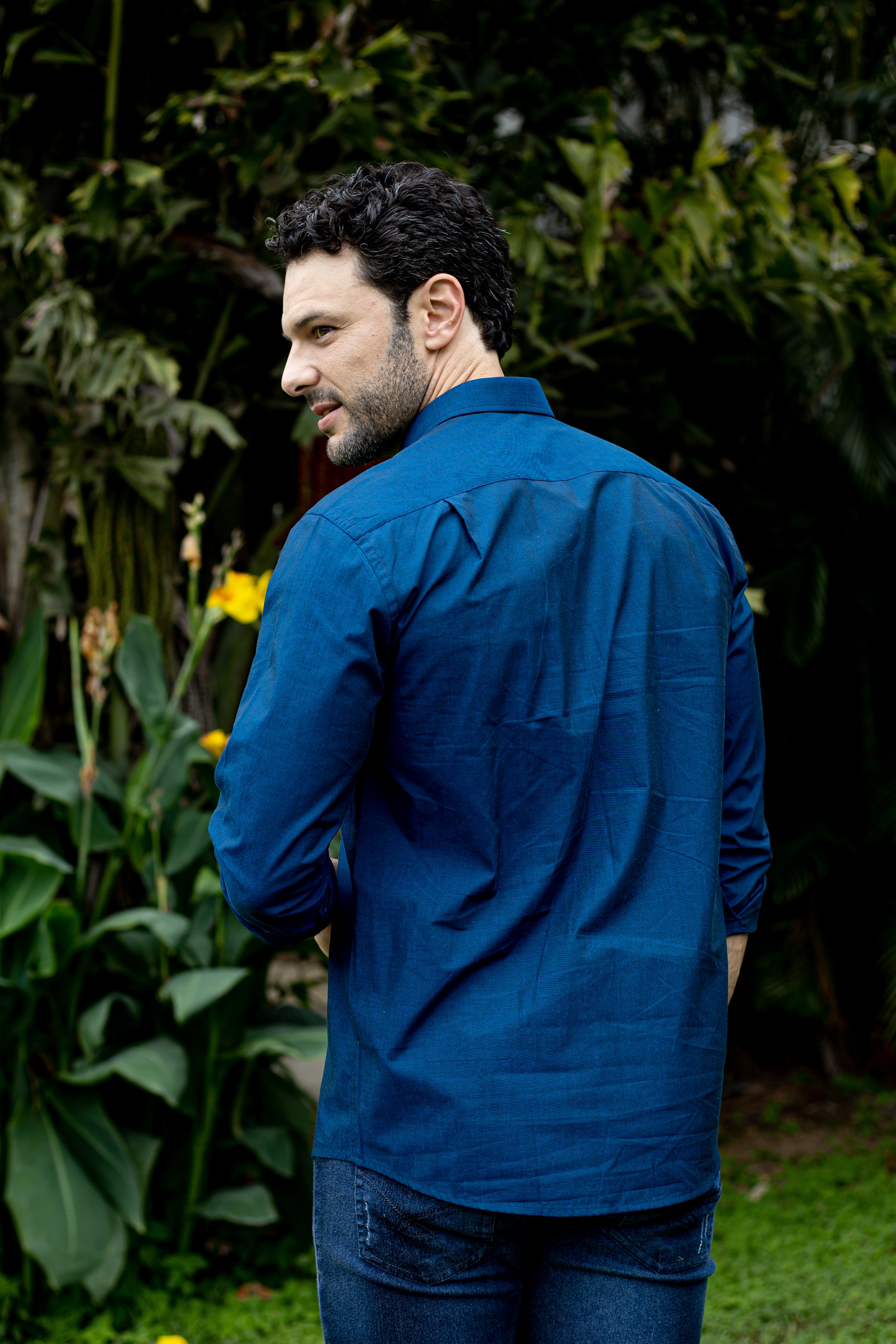 Camisa ML Regular Marinho