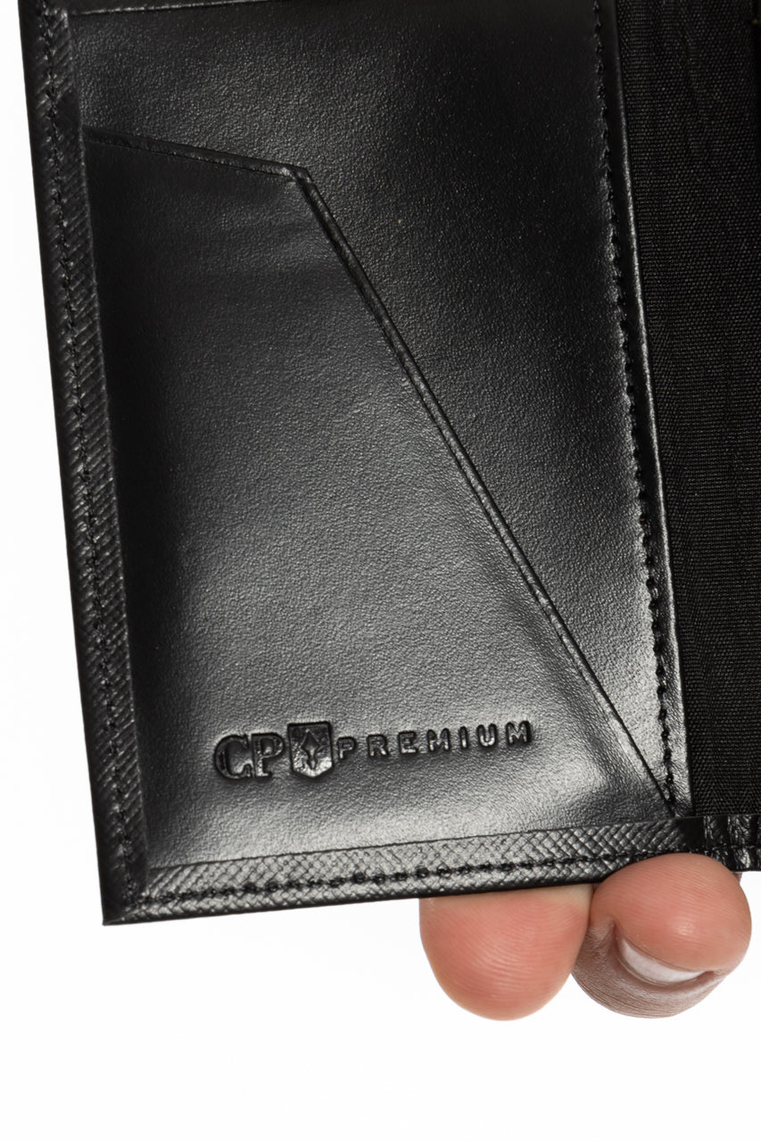Carteira De Couro Masculina Slim