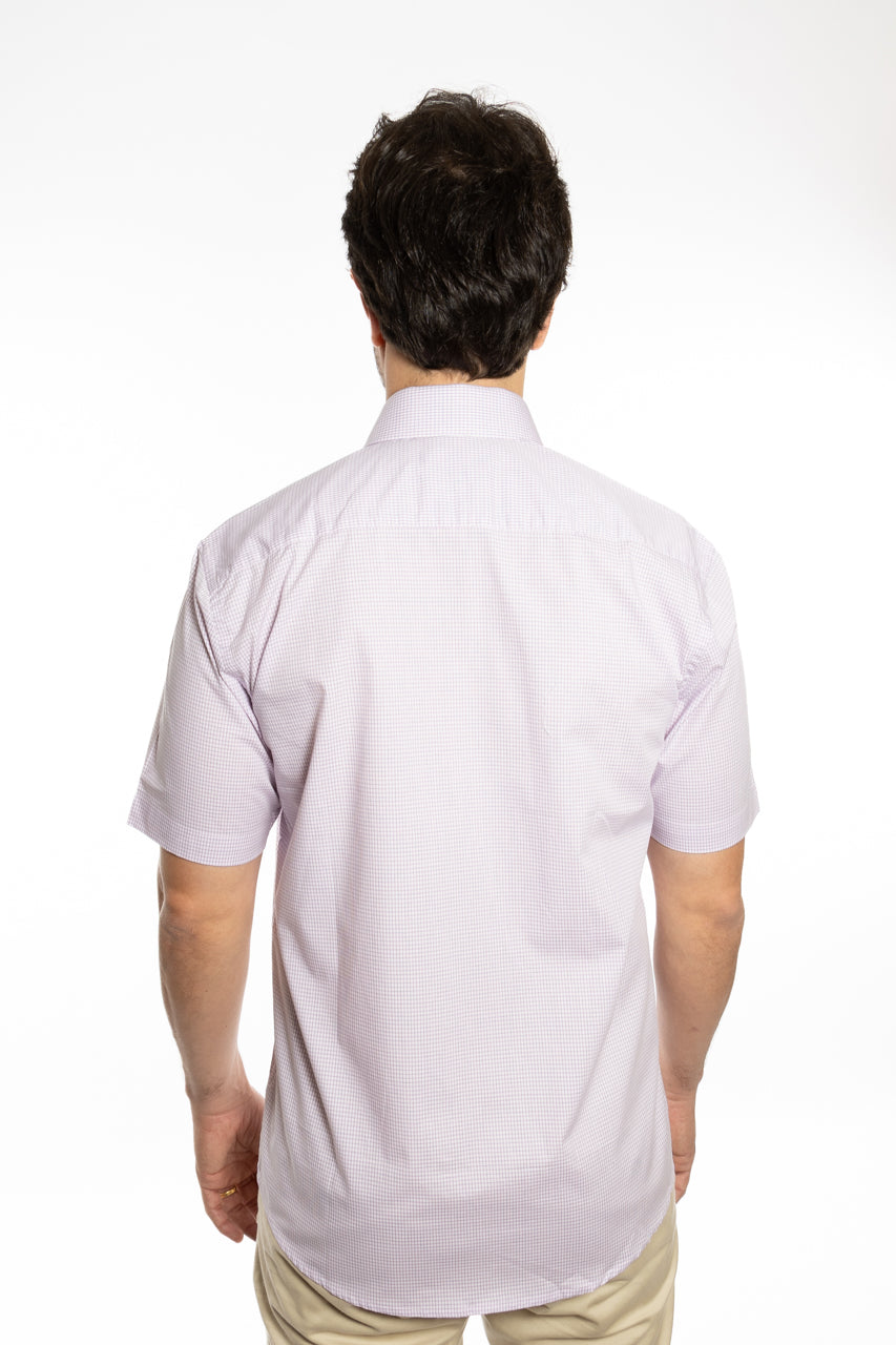 Camisa MC Slim Fit Quadriculada