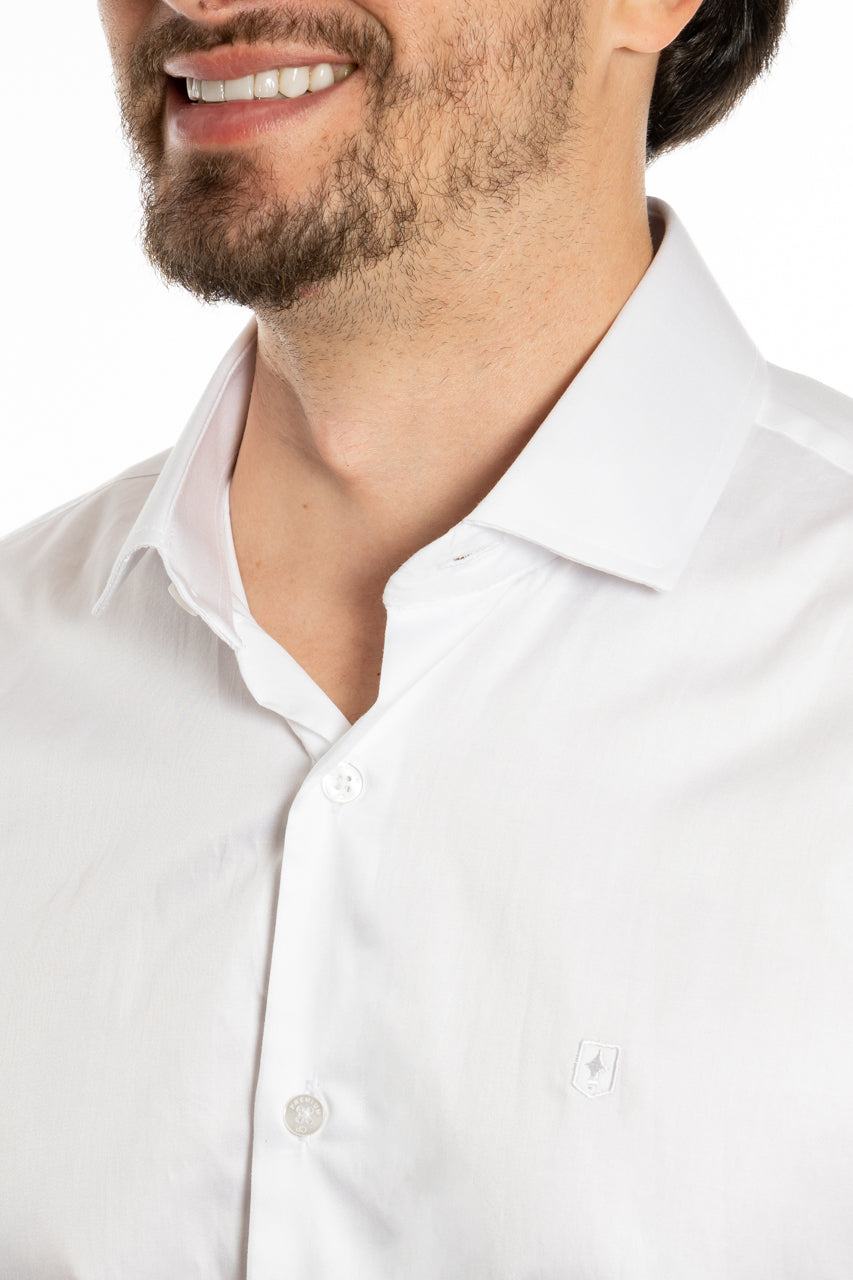 Camisa ML Slim Branca
