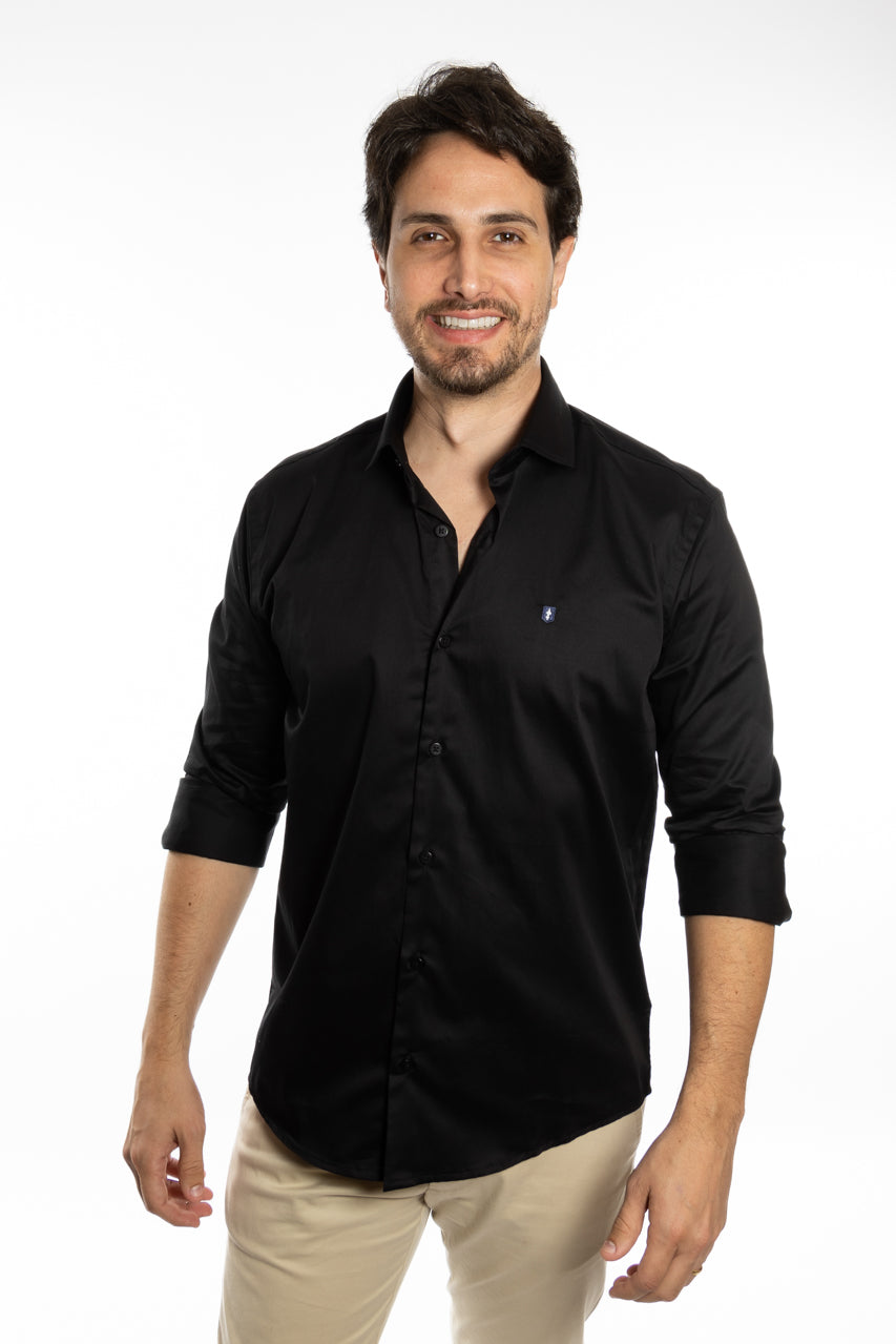 Camisa ML Regular Preto