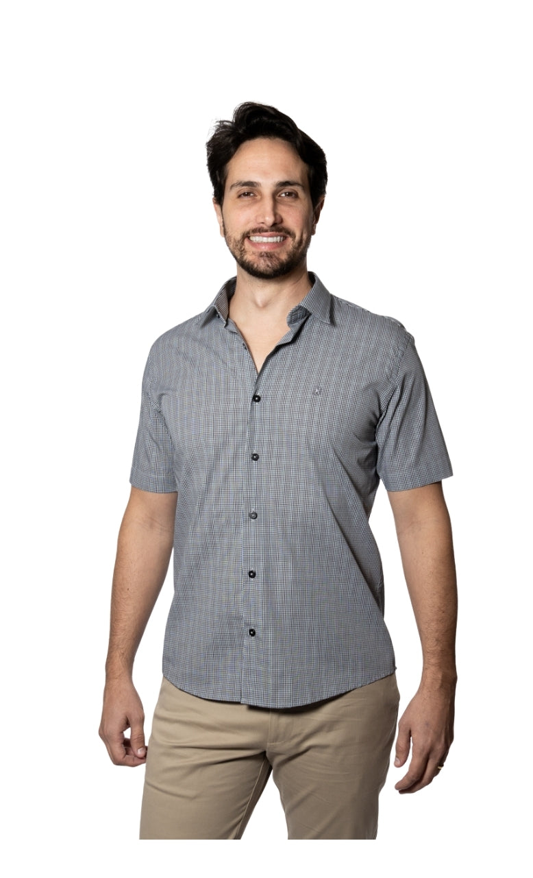 Camisa MC Slim Xadrez