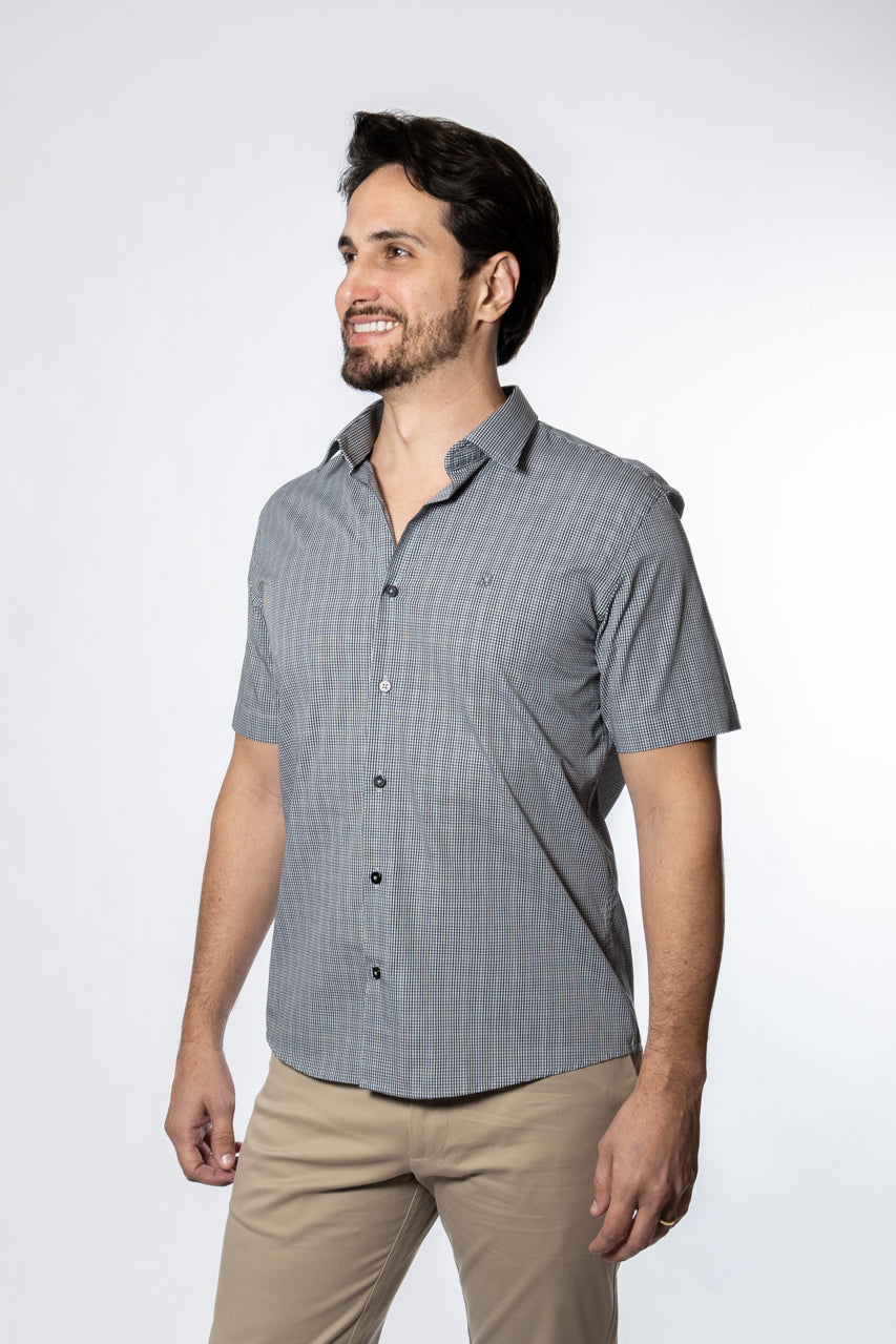 Camisa MC Slim Xadrez