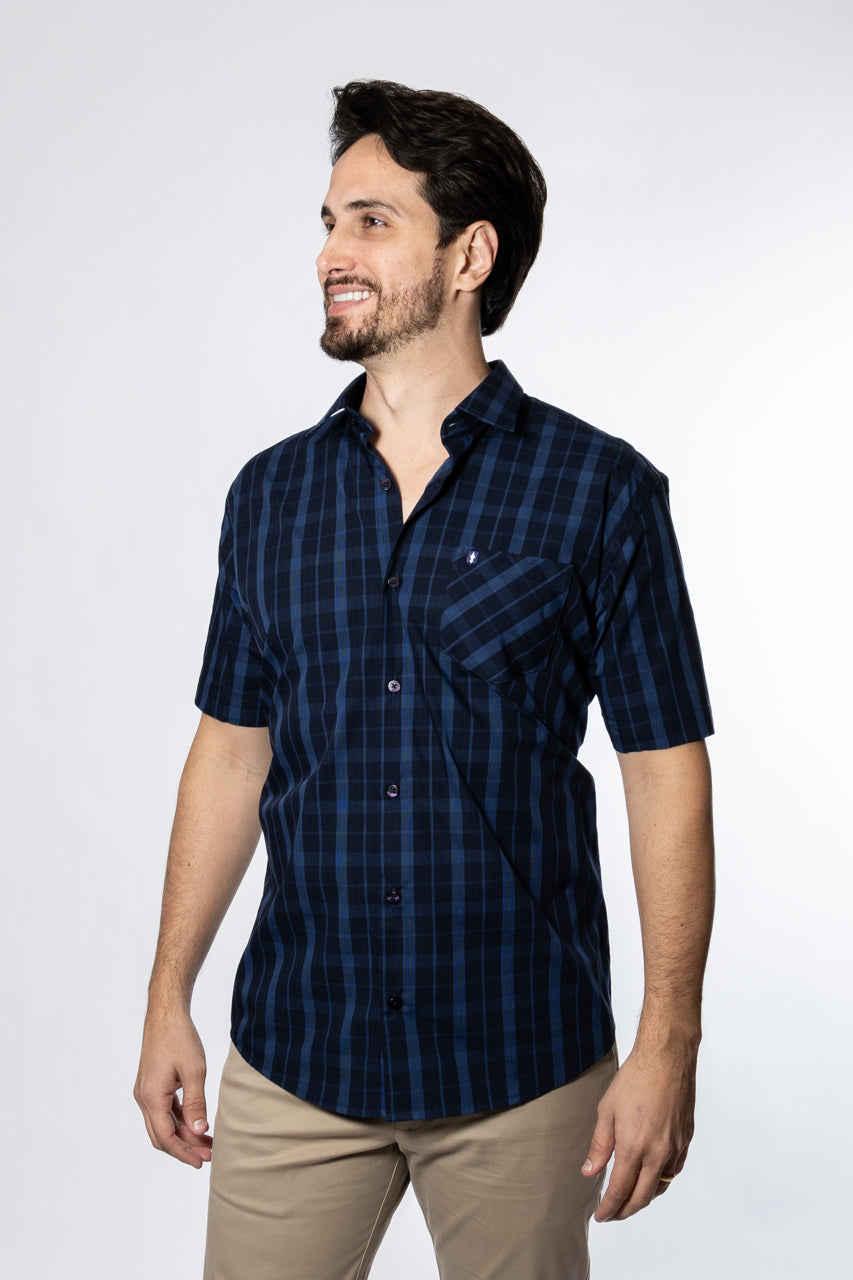 Camisa MC Regular Com Bolso