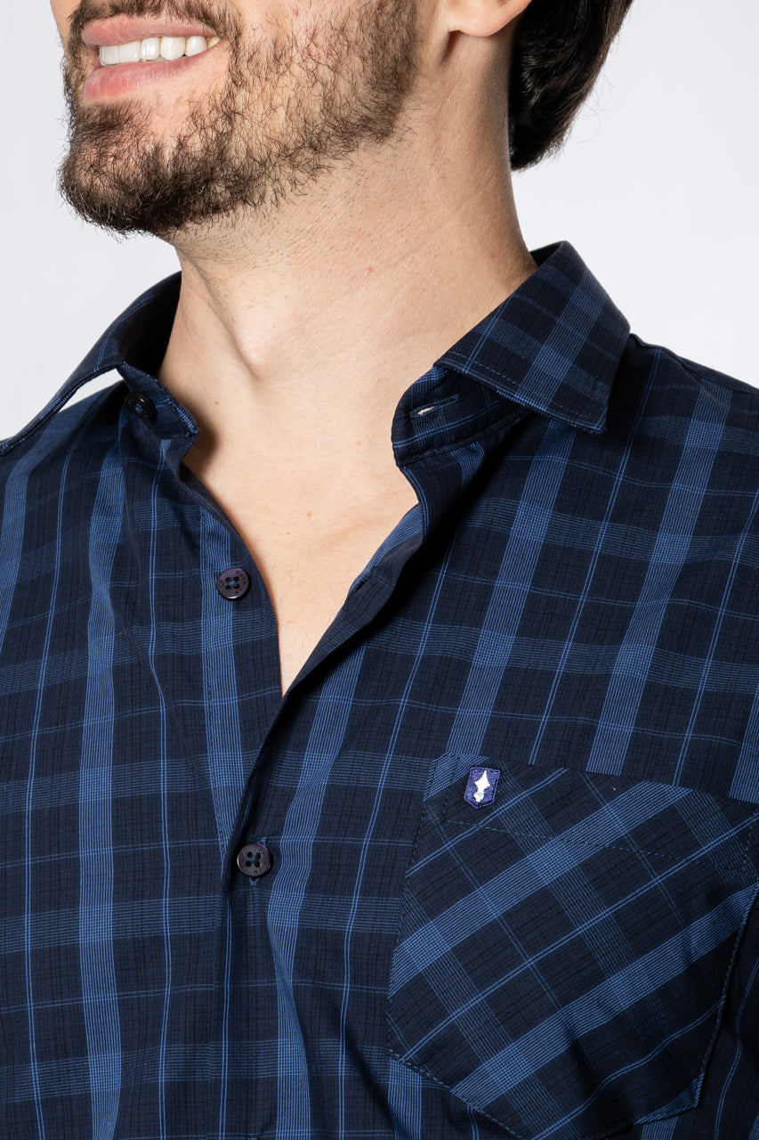 Camisa MC Regular Com Bolso