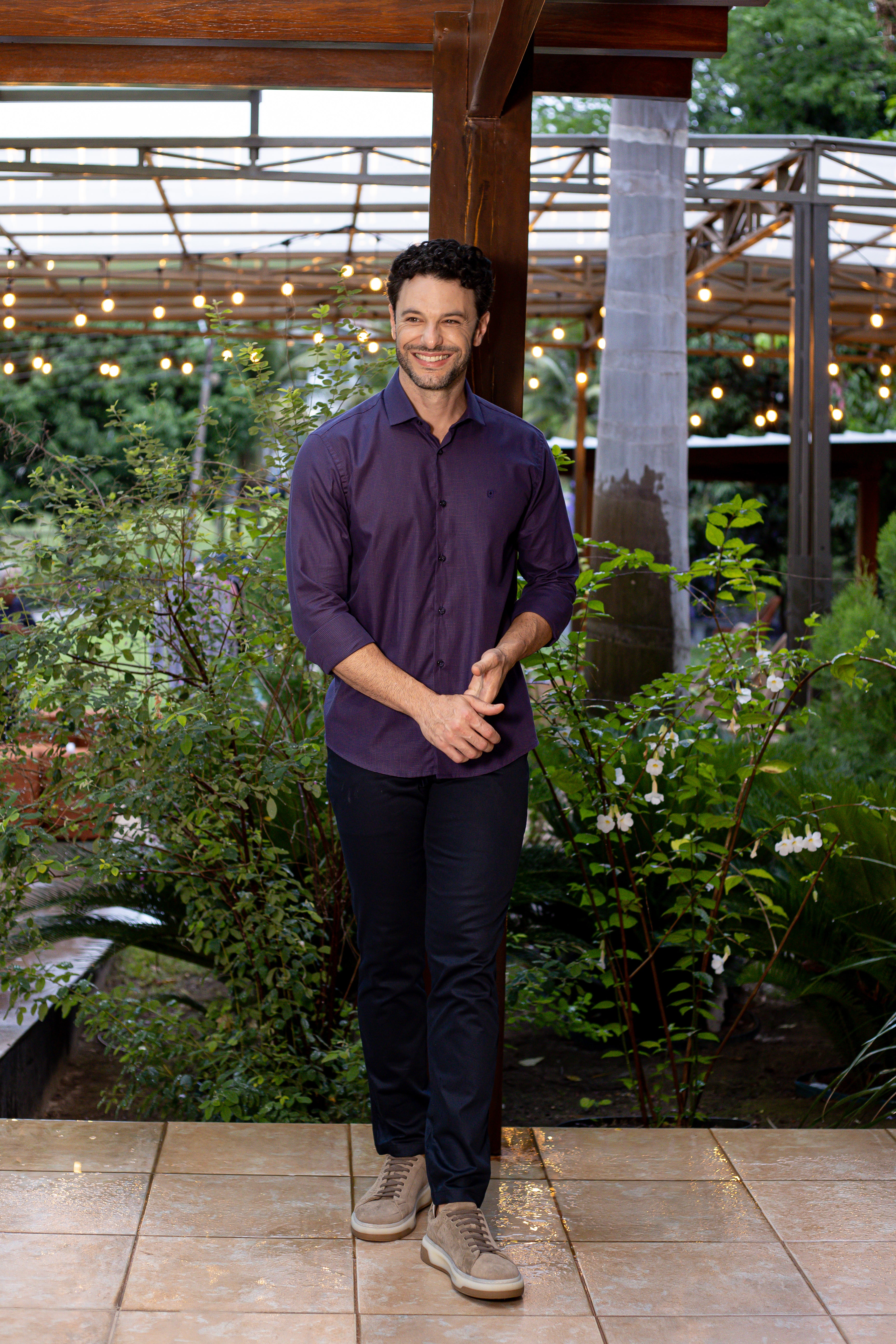 Camisa ML Xadrez Roxo