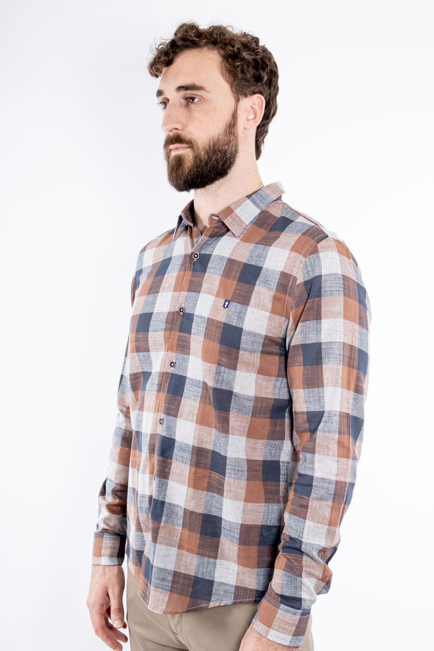Camisa ML CP Premium Xadrez