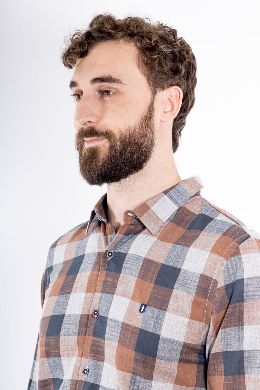 Camisa ML CP Premium Xadrez