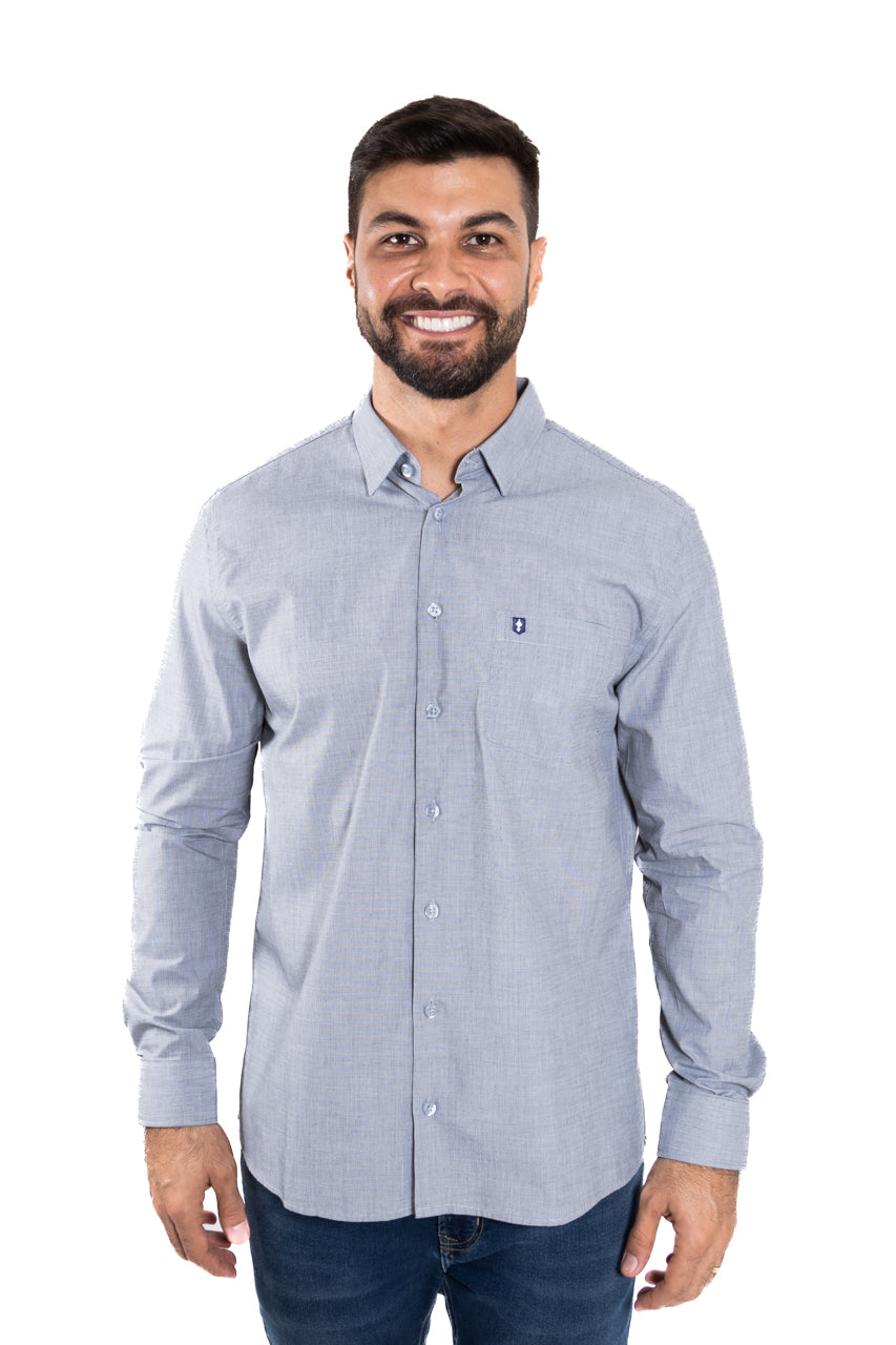 Camisa ML Cinza