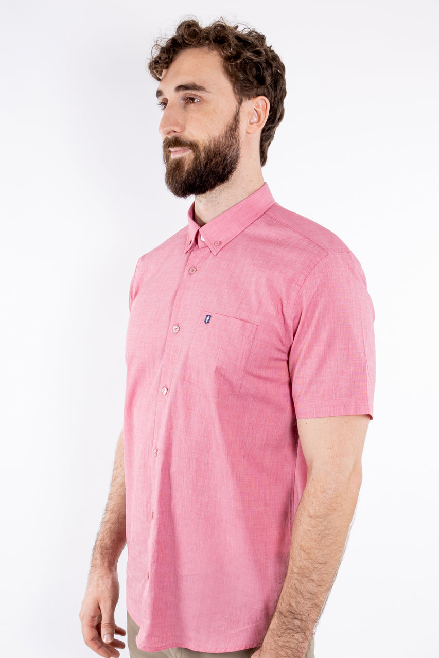 Camisa MC Vermelho Regular Fit