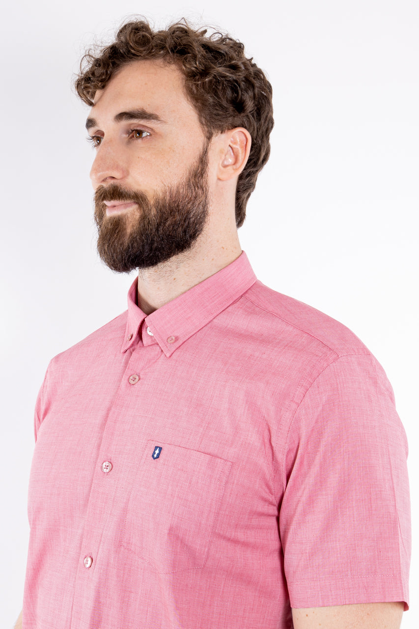 Camisa MC Vermelho Regular Fit