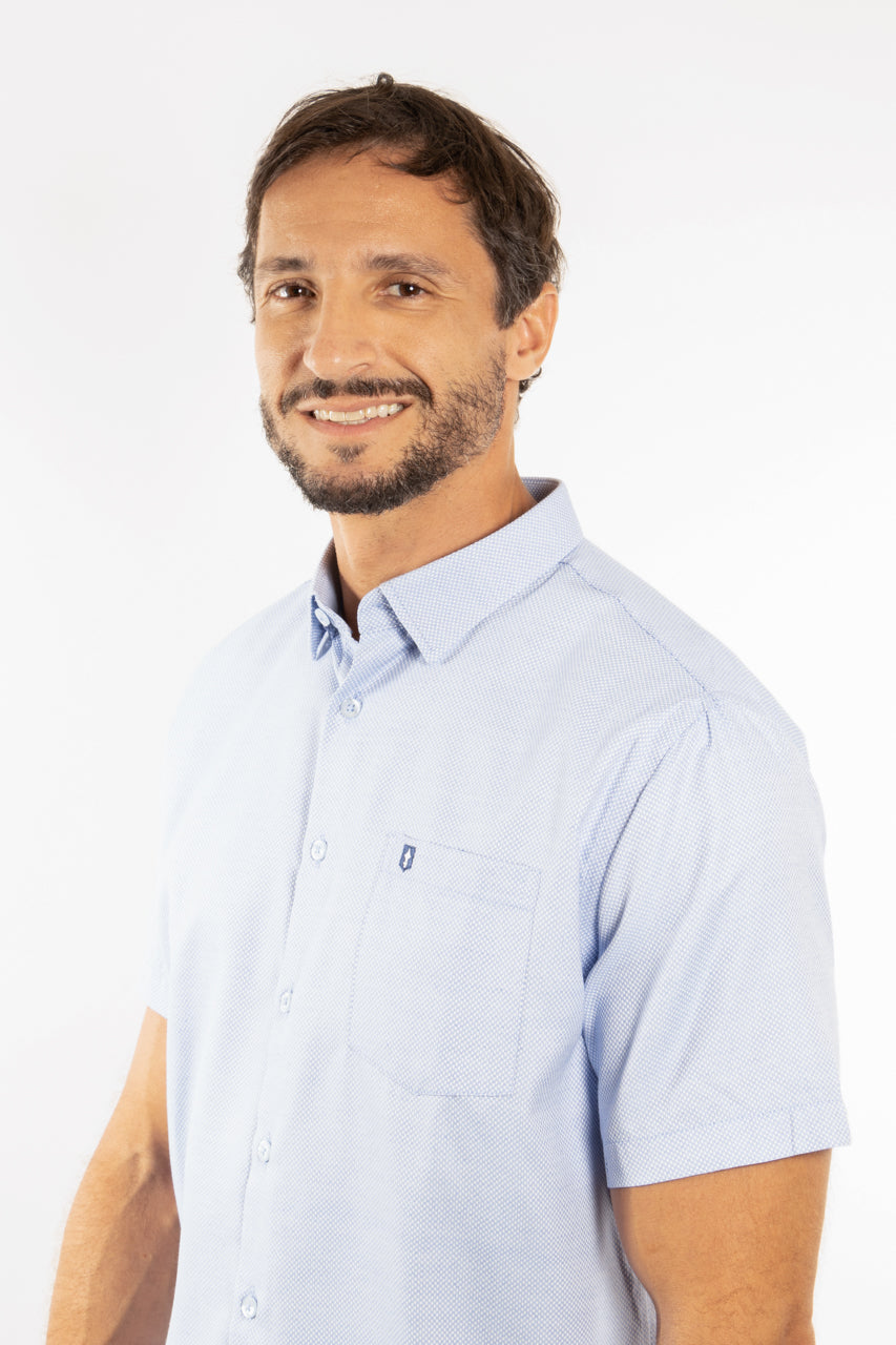 Camisa MC Classic Azul