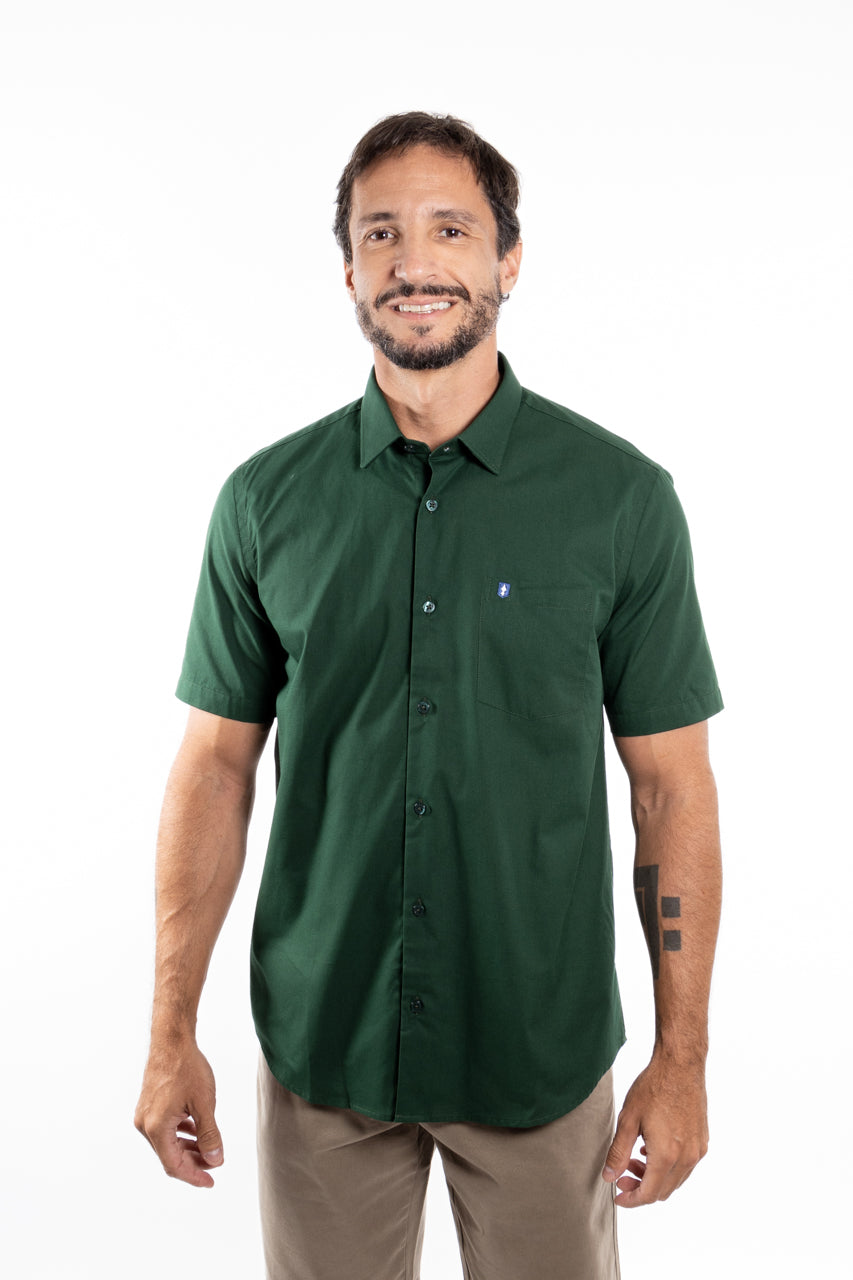 Camisa MC Verde Escuro