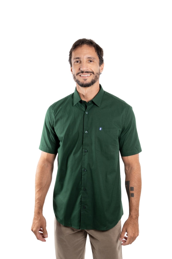 Camisa MC Verde Escuro