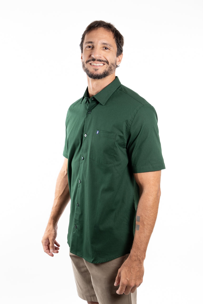 Camisa MC Verde Escuro