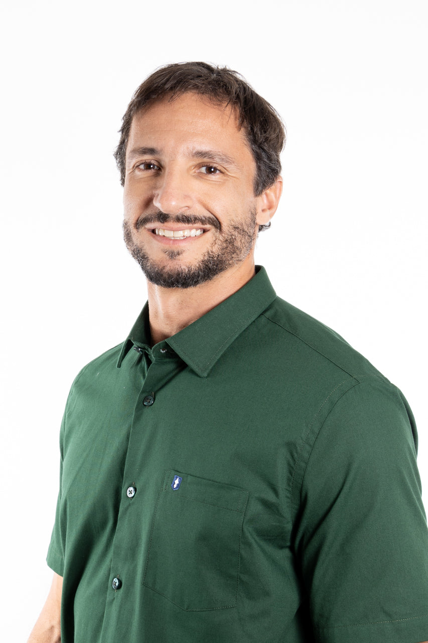 Camisa MC Verde Escuro