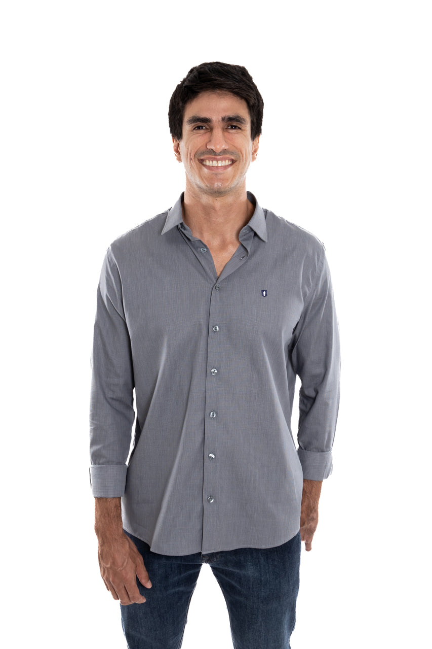 Camisa Classic Cinza