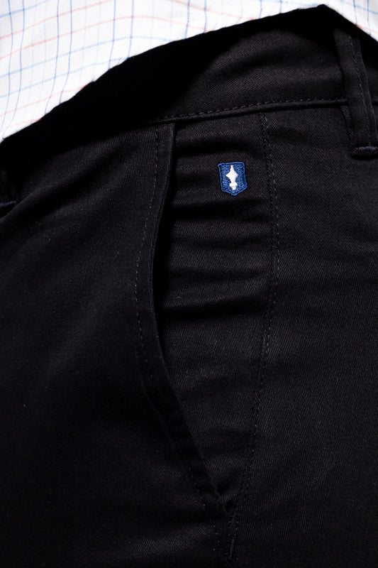 Calça Sarja Preta Slim