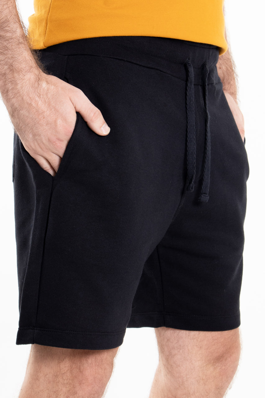 Bermuda Moletom Preta