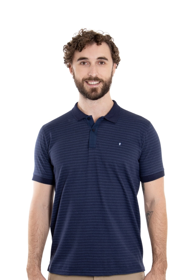 Polo MC CP Premium Azul