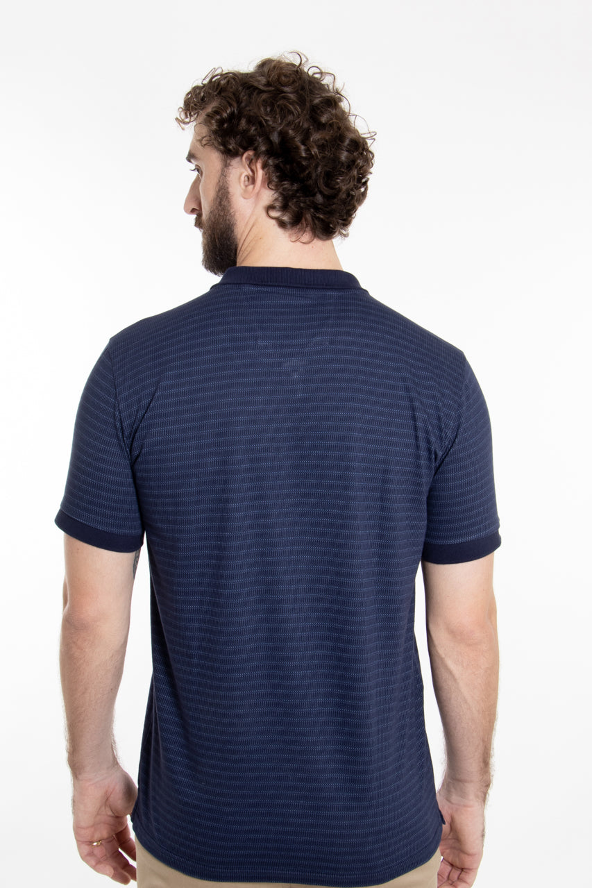 Polo MC CP Premium Azul