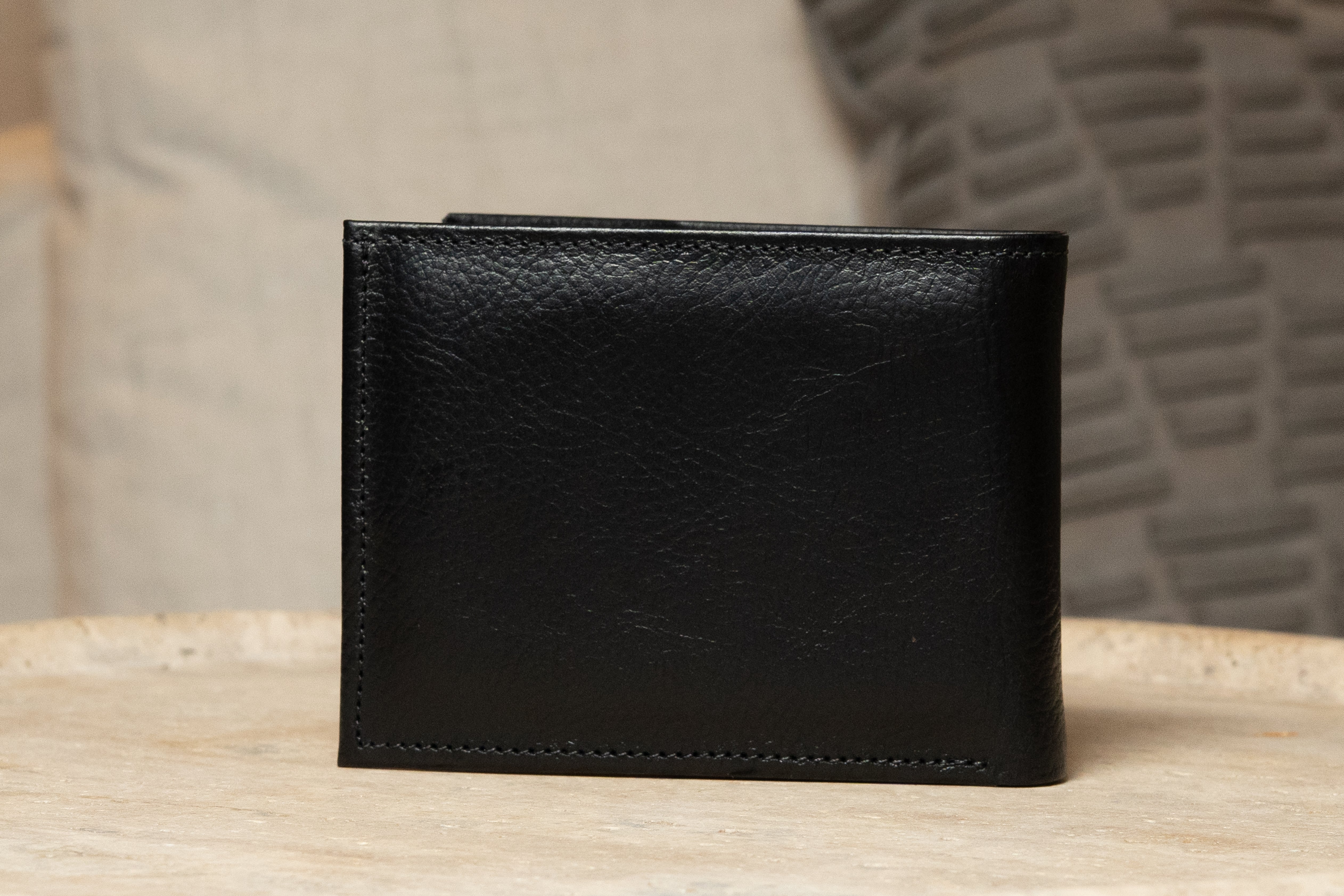 Carteira De Couro Preto